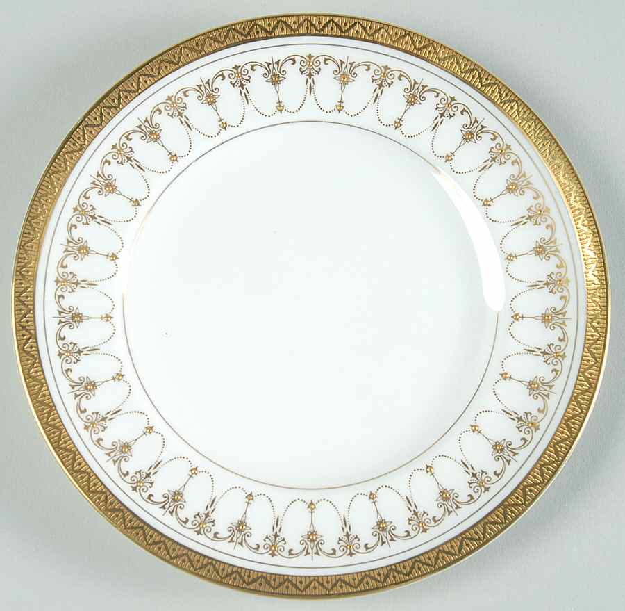 Imperial White Bread & Butter Plate by Royal Worcester-1