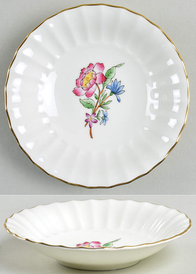 Indian Sprays Fruit/Dessert (Sauce) Bowl by Royal Worcester-1