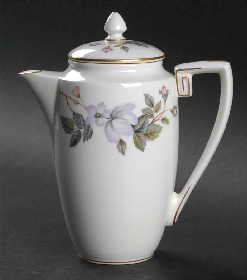 June Garland Individual Coffee Pot & Lid by Royal Worcester-1