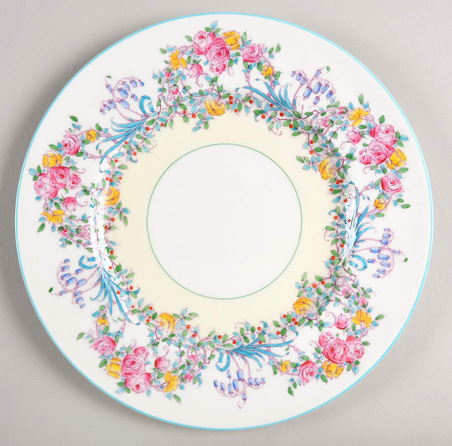 June (Z502-1) Luncheon Plate by Royal Worcester-1
