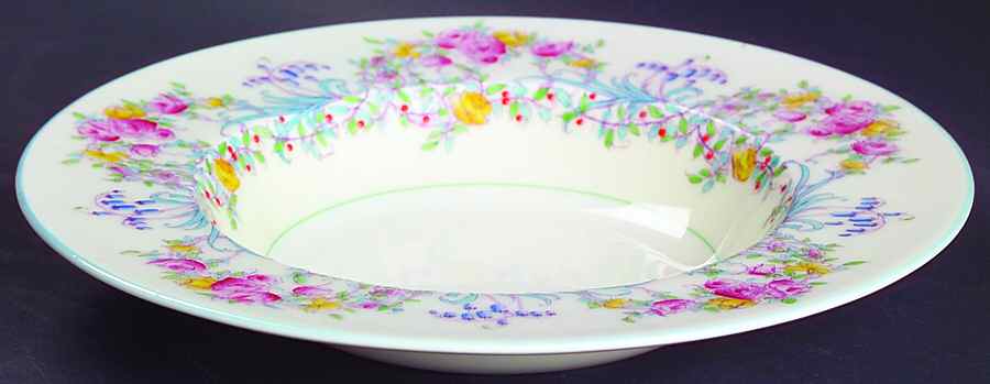 June (Z502-1) Rim Soup Bowl by Royal Worcester-1