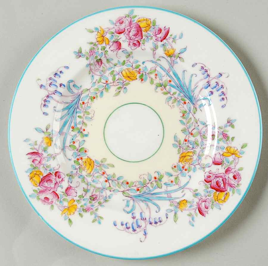 June (Z502-1) Bread & Butter Plate by Royal Worcester-1