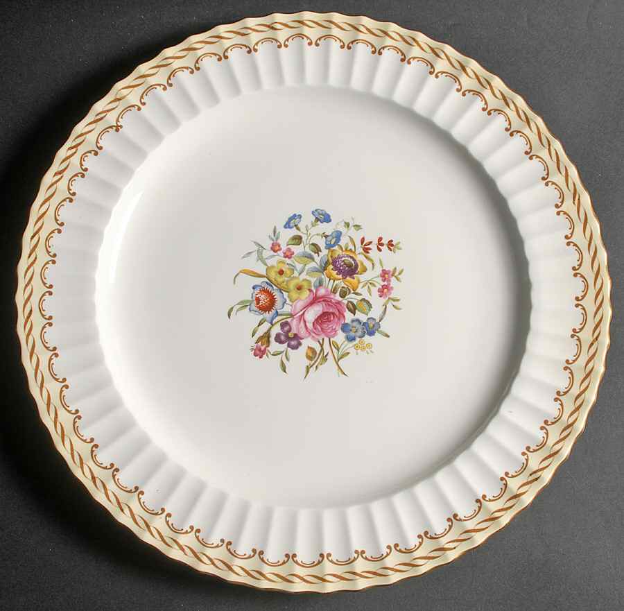 Kempsey 14" Chop Plate (Round Platter) by Royal Worcester-1