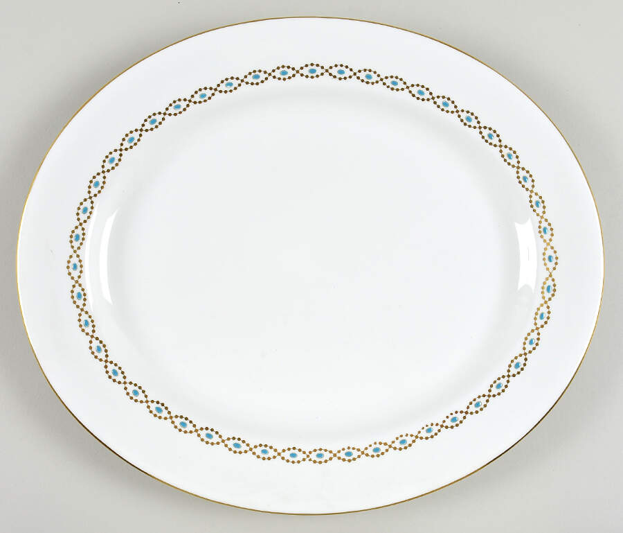 Lavalliere 15" Oval Serving Platter by Royal Worcester-1