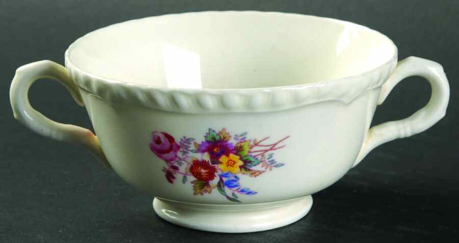 Louise Footed Cream Soup Bowl by Royal Worcester-1