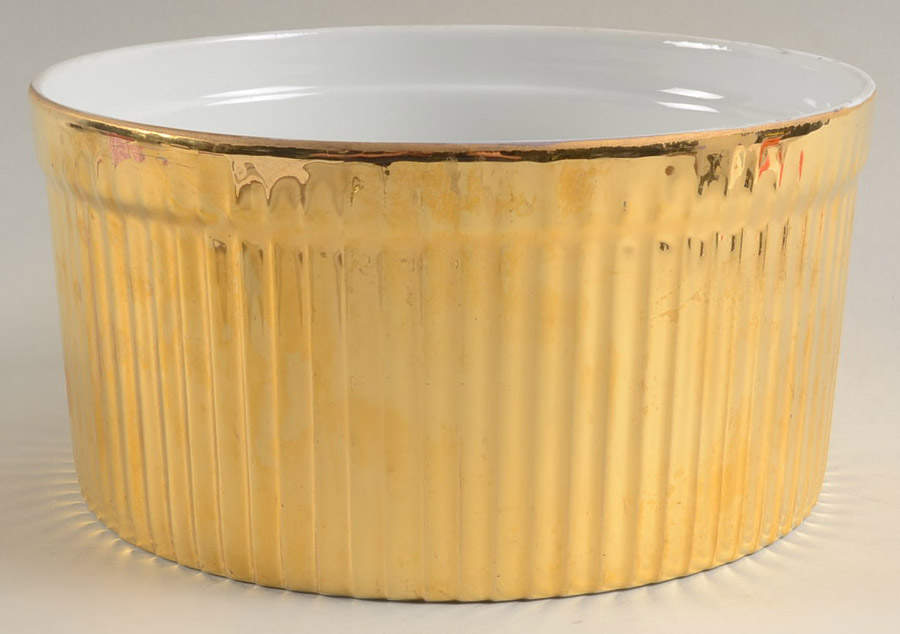 Lustre Gold 7" Souffle by Royal Worcester-1