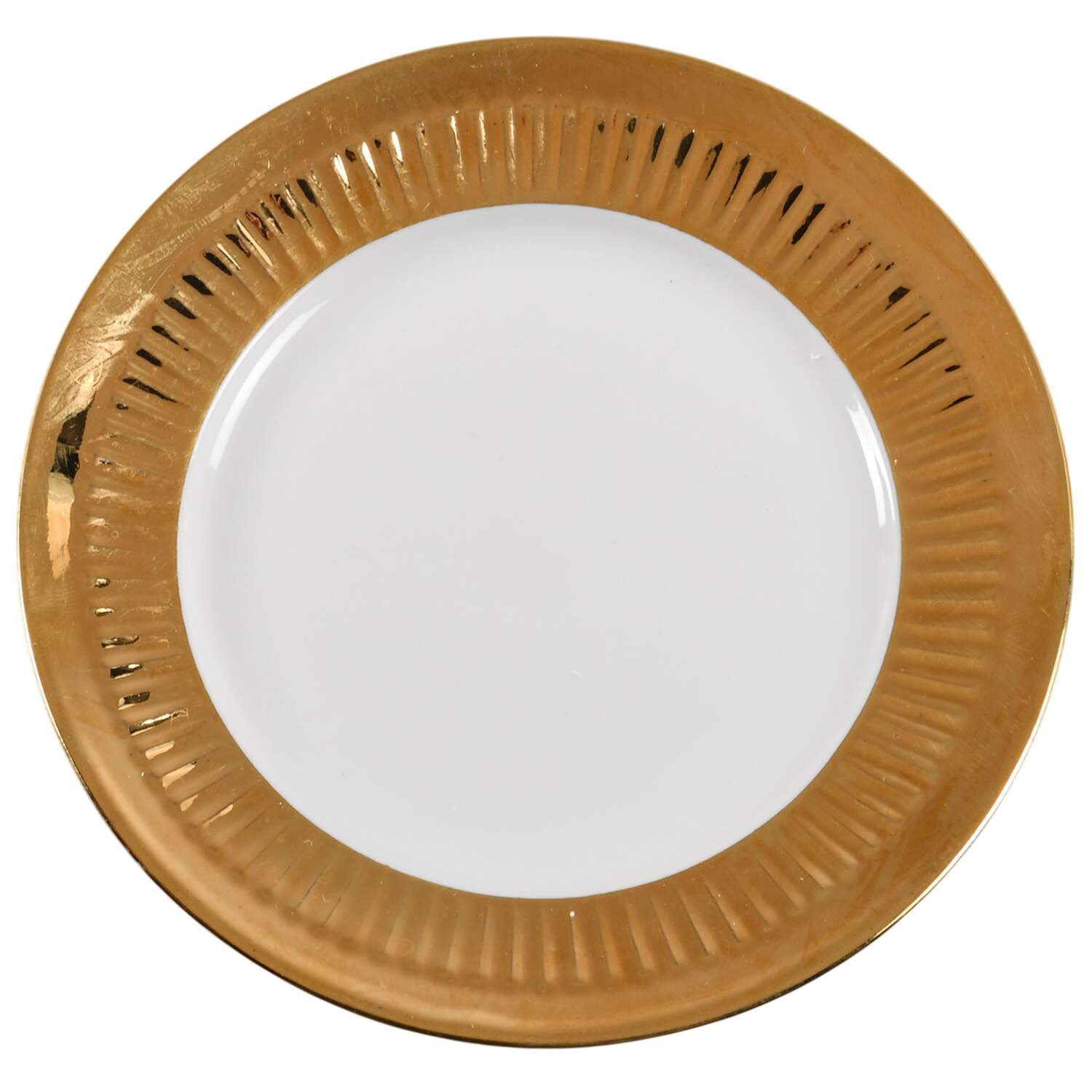 Lustre Gold Bread & Butter Plate by Royal Worcester-1