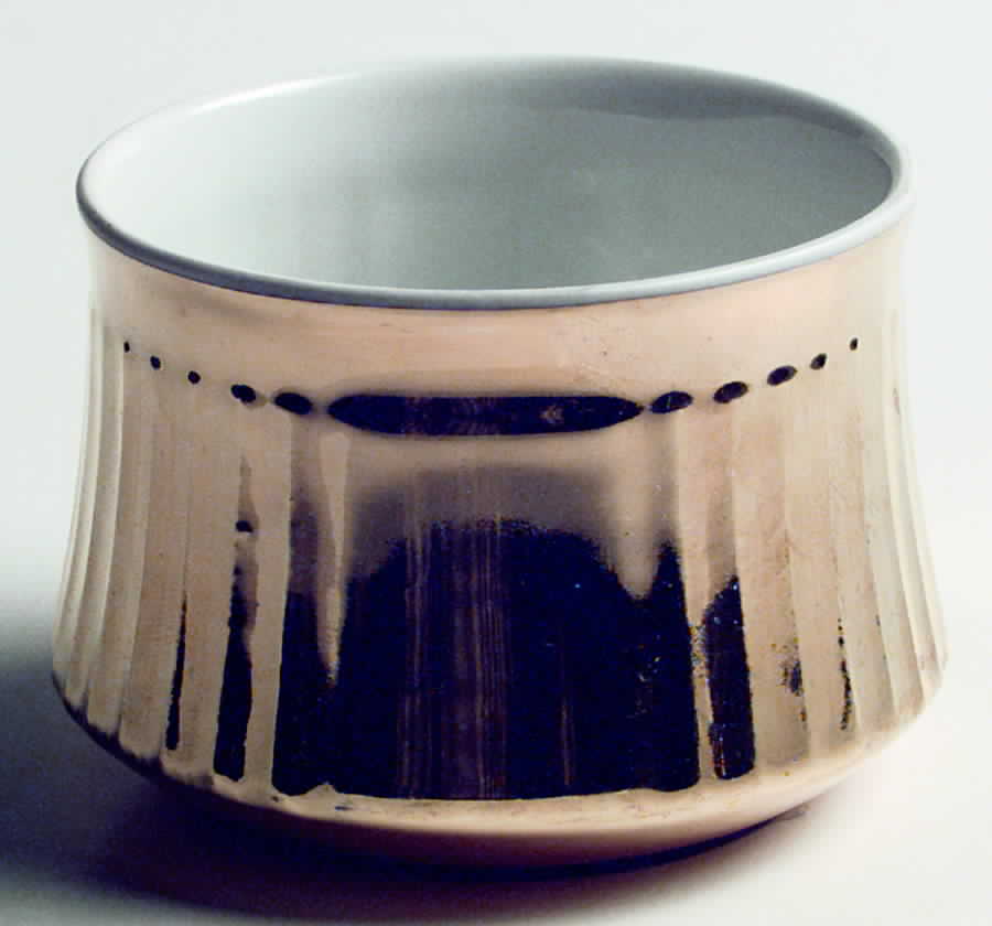 Lustre Gold Open Sugar Bowl by Royal Worcester-1