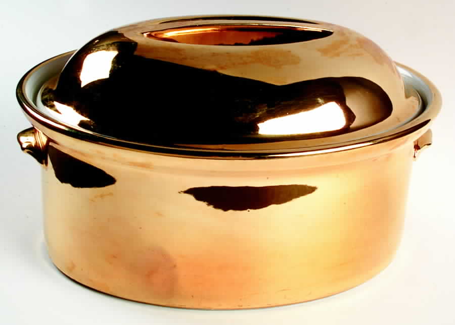 Lustre Gold 3 Quart Oval Covered Casserole by Royal Worcester-1