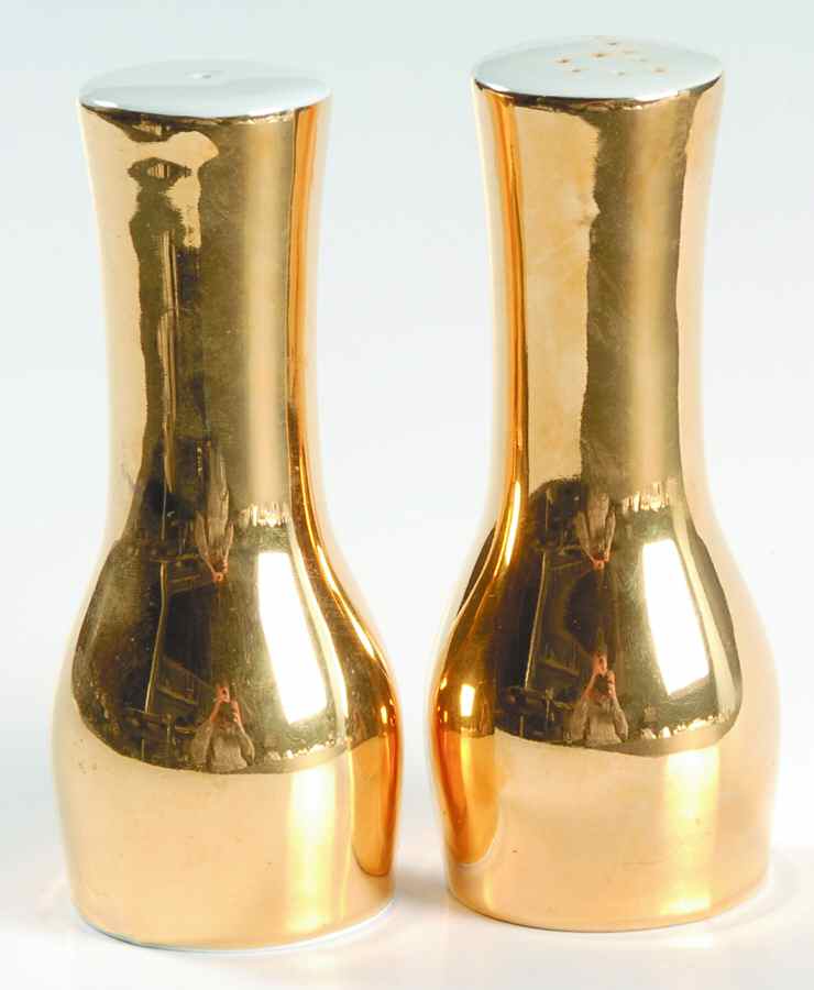 Lustre Gold Salt & Pepper Set by Royal Worcester-1