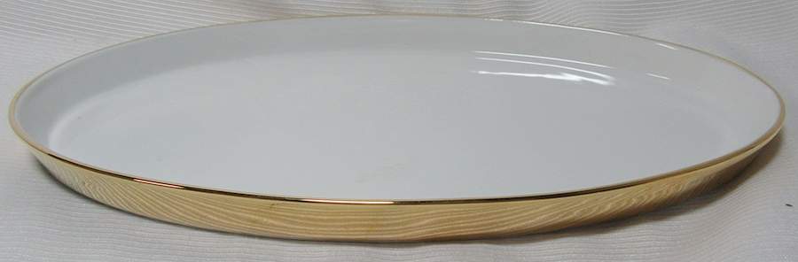 Lustre Gold Cake Plate by Royal Worcester-1