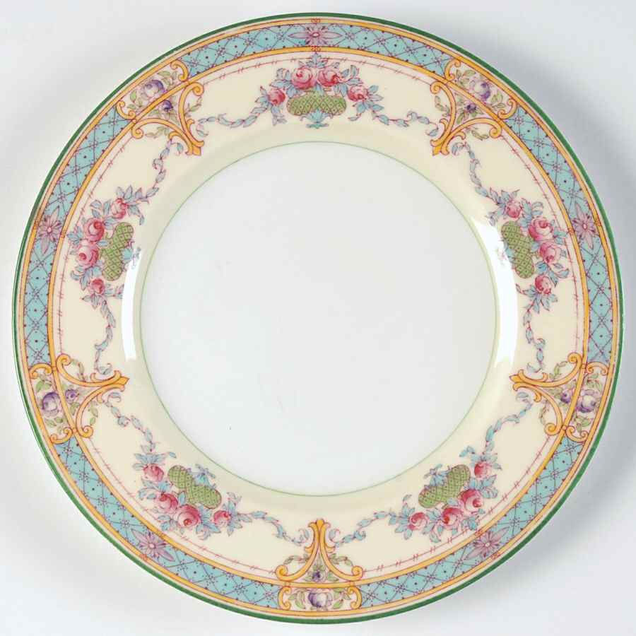 Melba Cream Rim Dessert/Pie Plate by Royal Worcester-1