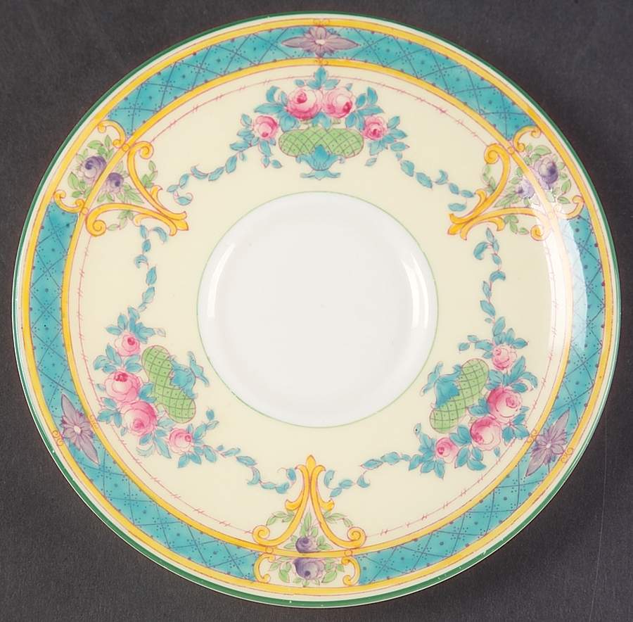 Melba Cream Rim Saucer for Footed Cup by Royal Worcester-1