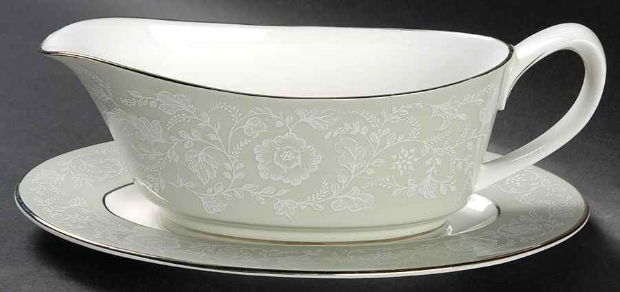 Mirage Gravy Boat & Underplate by Royal Worcester-1