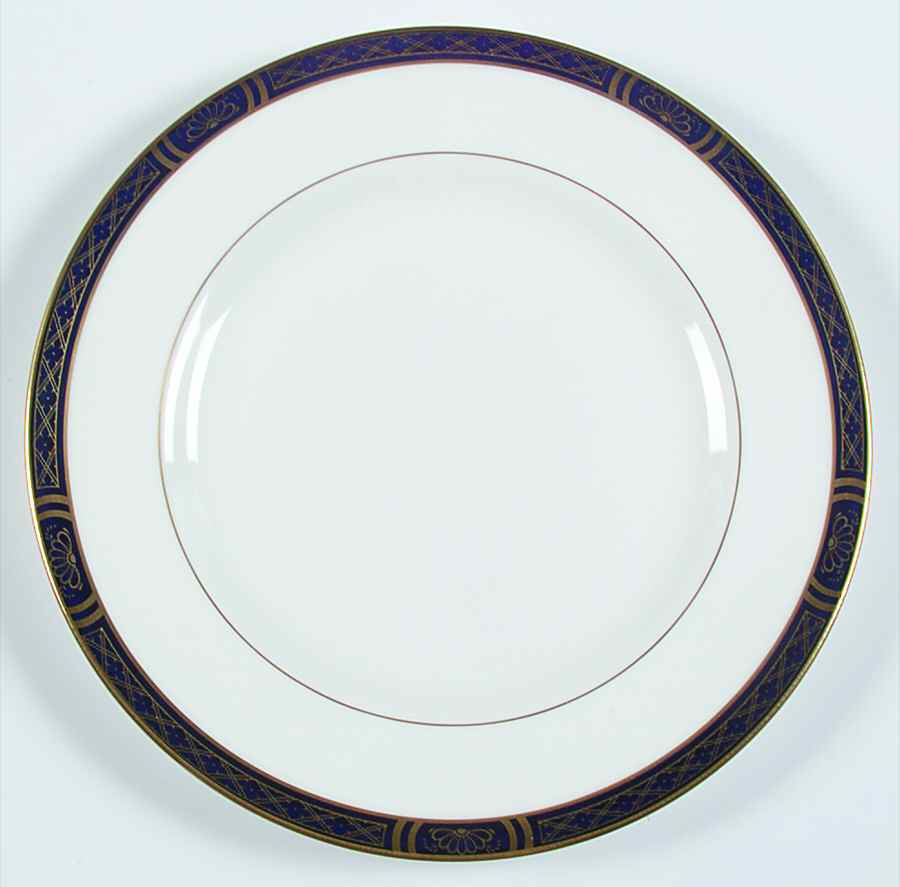 Mountbatten Cobalt Blue (Gold Trim) Luncheon Plate by Royal Worcester-1