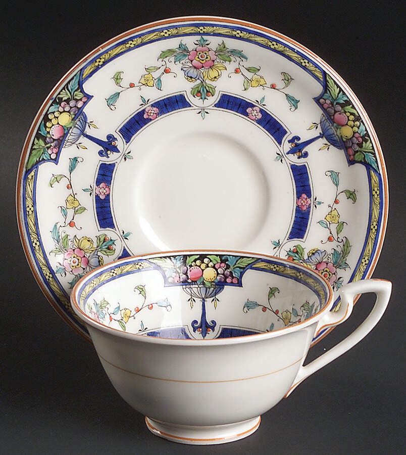 Orlando Footed Cup & Saucer Set by Royal Worcester-1
