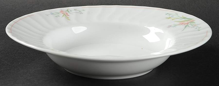 Pink Whisper Rim Soup Bowl by Royal Worcester-1