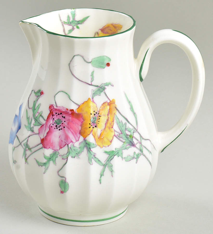 Poppy (Flute) Creamer by Royal Worcester-1