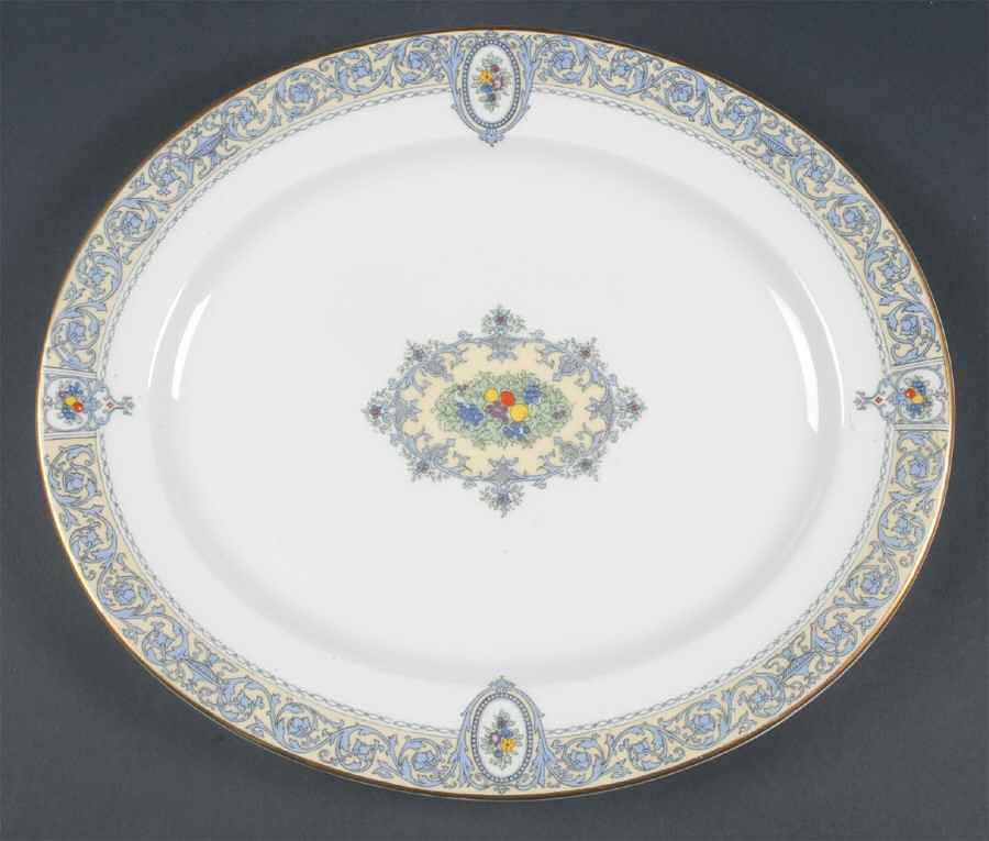 Portia (Z1407-1) 13" Oval Serving Platter by Royal Worcester-1