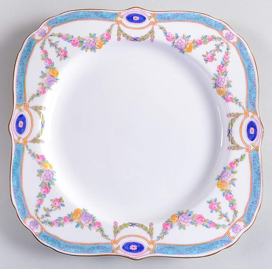 Puritan Square Salad Plate by Royal Worcester-1