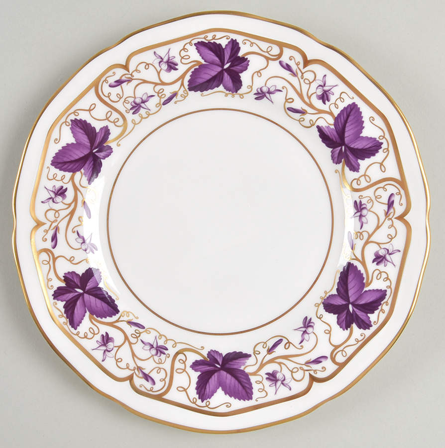 Purple Vine Salad Plate by Royal Worcester-1