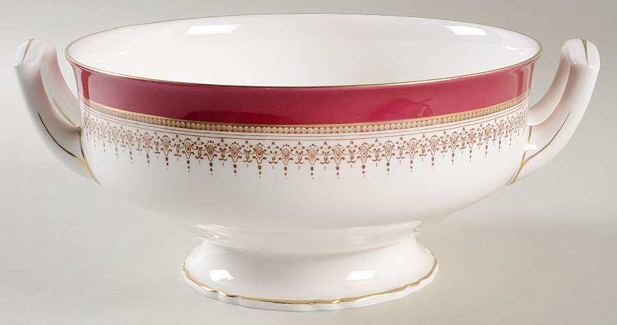Regency Ruby Tureen No Lid by Royal Worcester-1