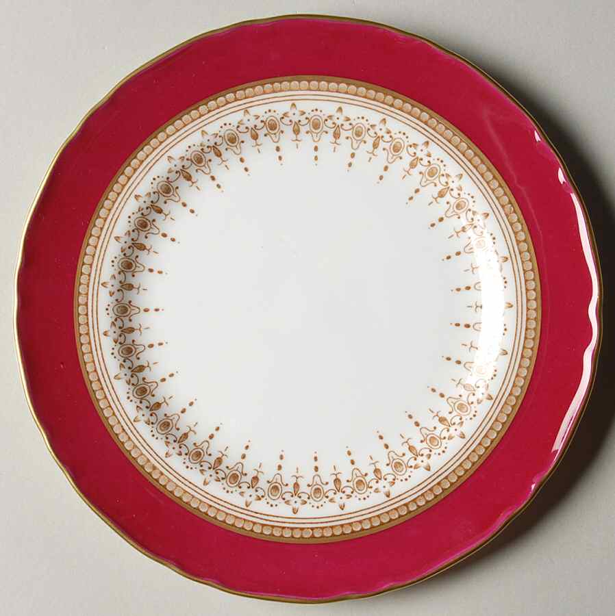 Regency Ruby Bread & Butter Plate by Royal Worcester-1