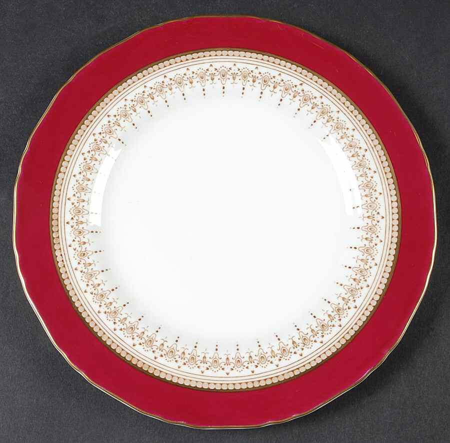 Regency Ruby Salad Plate by Royal Worcester-1