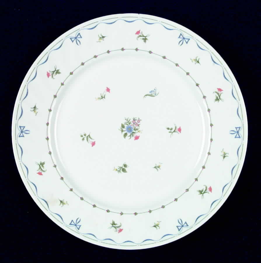 Ribbons & Bows Dinner Plate by Royal Worcester-1