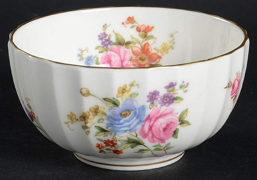 Roanoke White Open Sugar Bowl by Royal Worcester-1