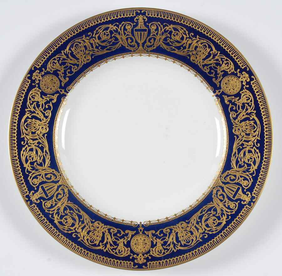 Sandringham Cobalt Blue Salad Plate by Royal Worcester-1