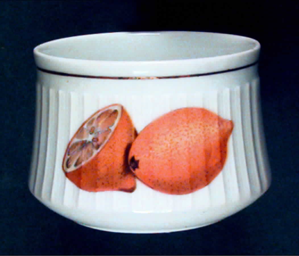 Shelton Orchard (Gold Verge) Open Sugar Bowl by Royal Worcester-1