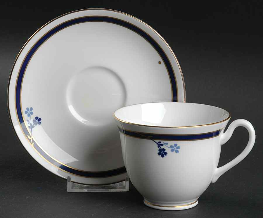 Signature Footed Cup & Saucer Set by Royal Worcester-1