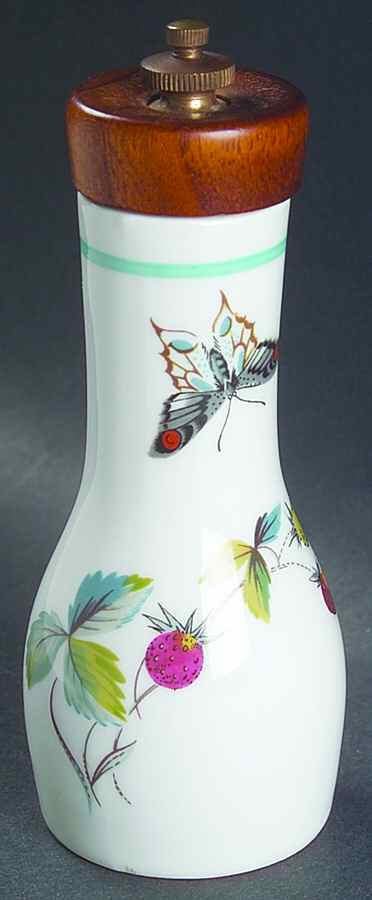 Strawberry Fair (Oven To Table, Bluetrim) Pepper Mill by Royal Worcester-1