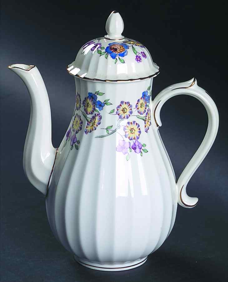 Valentine Coffee Pot & Lid by Royal Worcester-1