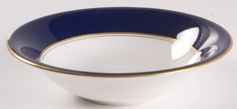 Ventura Cobalt Blue Coupe Cereal Bowl by Royal Worcester-1