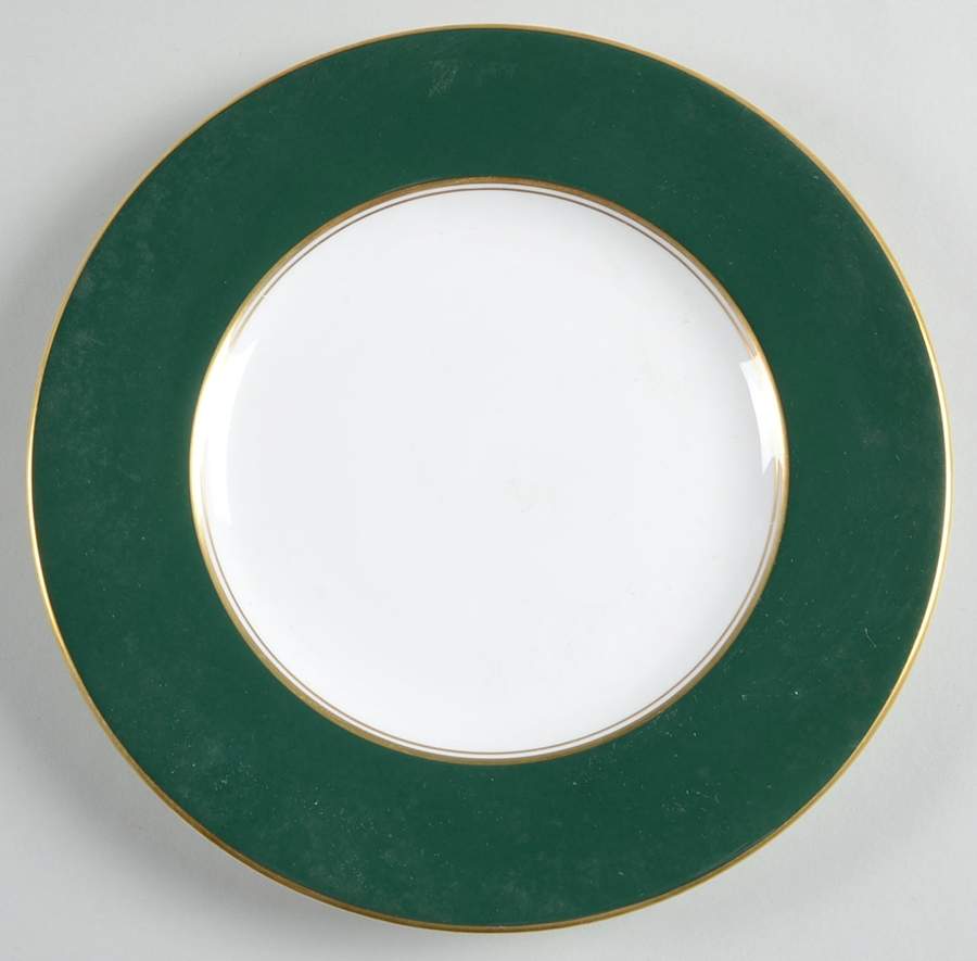 Ventura Dark Green Salad Plate by Royal Worcester-1