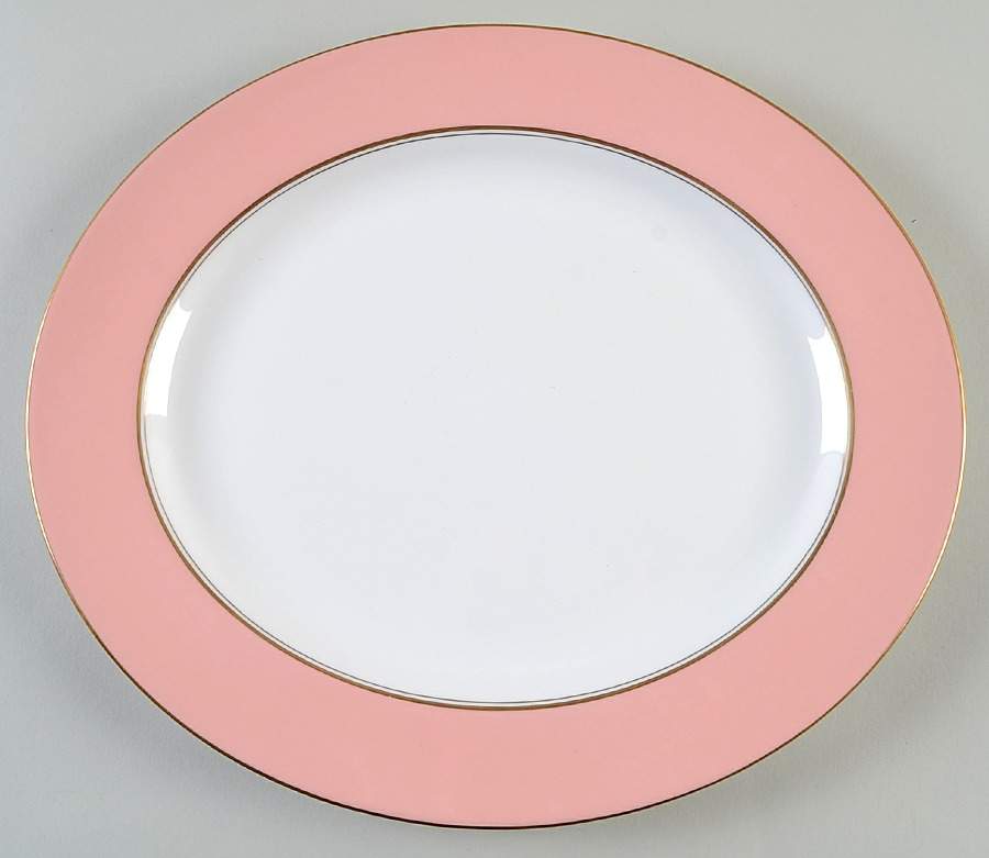 Ventura Rose 13" Oval Serving Platter by Royal Worcester-1