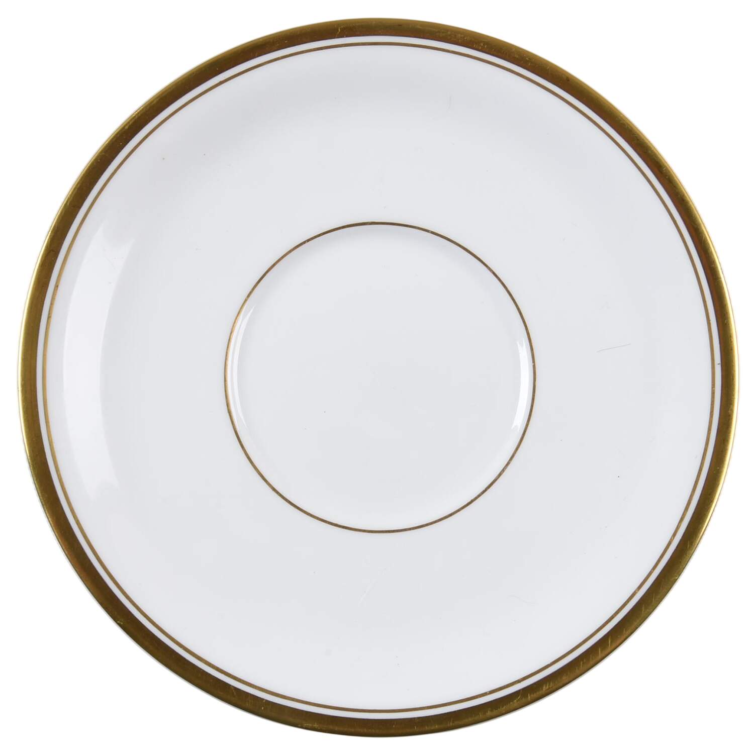 Viceroy (Gold Trim) Saucer for Cream Soup Bowl by Royal Worcester-1