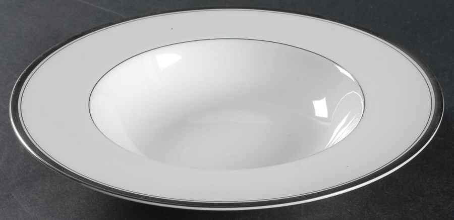 Viceroy (Platinum Trim) Rim Soup Bowl by Royal Worcester-1