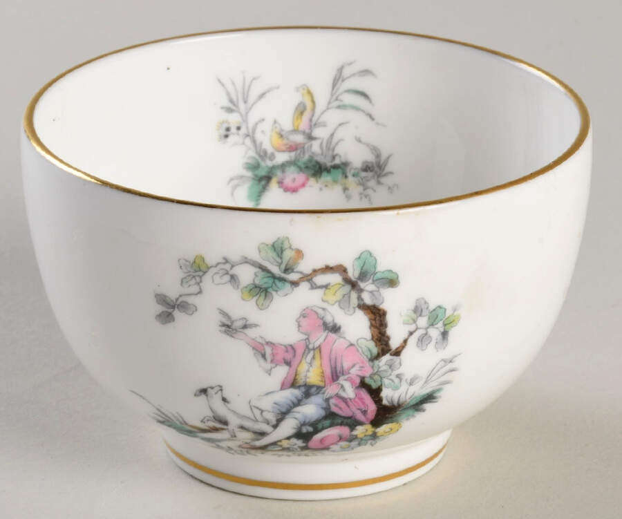 Watteau Mini Open Sugar Bowl by Royal Worcester-1