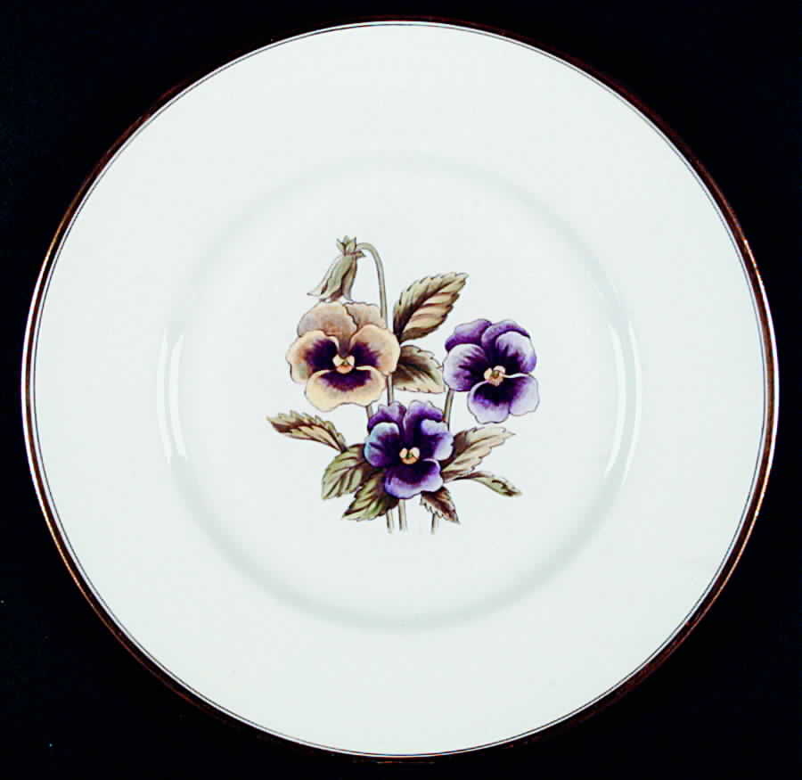 Williamson Flower Dinner Plate by Royal Worcester-1
