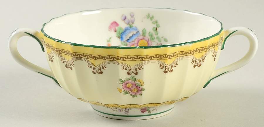 Willoughby Flat Cream Soup Bowl by Royal Worcester-1