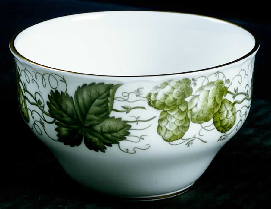 The Worcester Hop Mini Open Sugar Bowl by Royal Worcester-1
