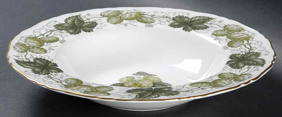 The Worcester Hop Rim Soup Bowl by Royal Worcester-1