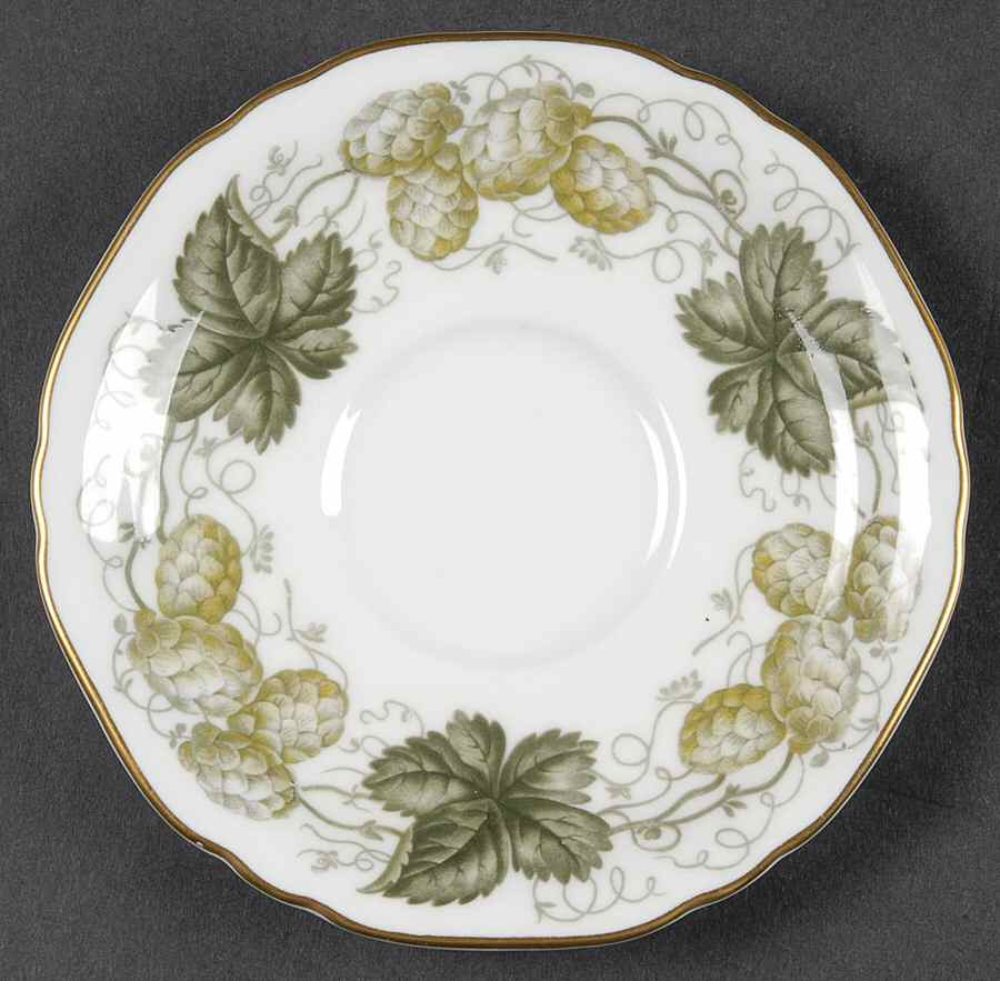 The Worcester Hop Saucer for Demitasse Cup by Royal Worcester-1