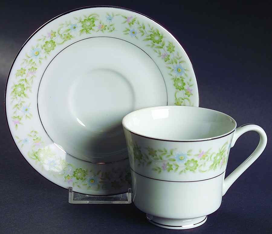 Pauline Footed Cup & Saucer Set by Royal Wentworth-1