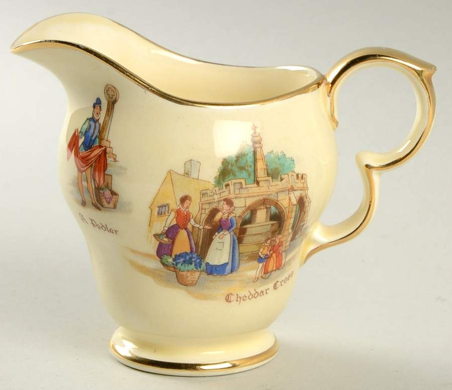 Old English Markets Creamer by Royal Winton-1