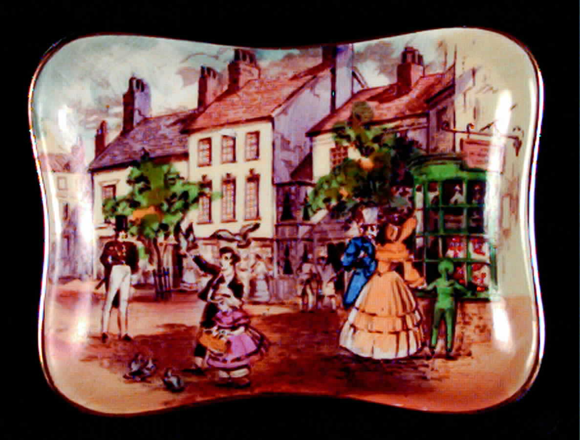 Old London-Old England Pin Tray by Royal Winton-1