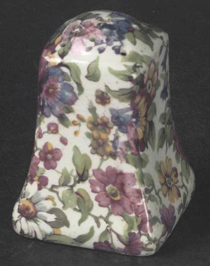 Summertime (Pre 1960, Cream Background, Gold Trim) Fife Pepper Shaker by Royal Winton-1